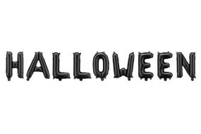 schriftzug halloween 