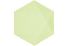 teller maxi hexagon nature gruen soft 