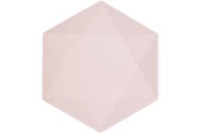 teller maxi hexagon nature rosa soft 