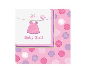 babyshower servietten girl 
