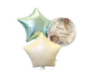 Ballon-Bouquet Birthday Bohemian klein