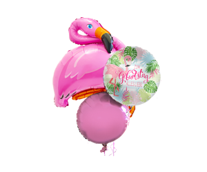 Ballon-Bouquet Flamingo Geburtstag