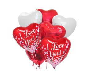 Ballon-Bouquet I love you