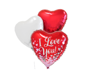 Ballon-Bouquet I love you klein