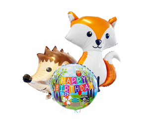Ballon-Bouquet Waldtiere Geburtstag