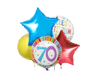 ballon bouquet 70 geburtstag 