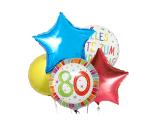 ballon bouquet 80 geburtstag 