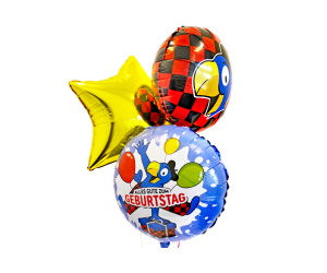 ballon bouquet globi geburtstag 