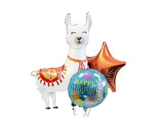 ballon bouquet lama 