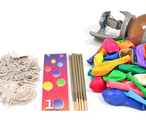 ballonflug set wunderkerzen holz 50 1 