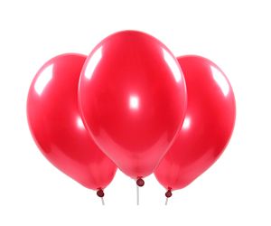 Grosse Ballons rot