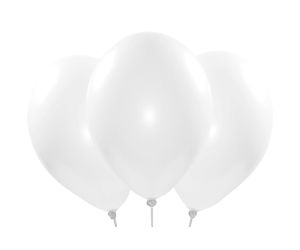 Grosse Ballons weiss