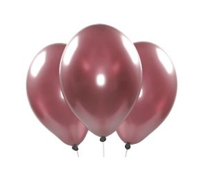 Metallic-Ballons bordeaux 2025