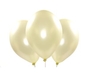 Metallic-Ballons creme