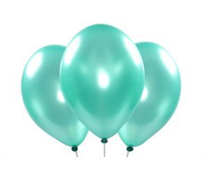Metallic-Ballons gruen