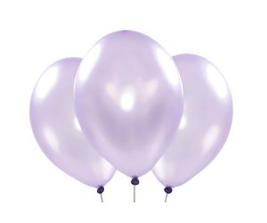 Metallic-Ballons lavendel