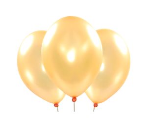 Metallic-Ballons pfirsich