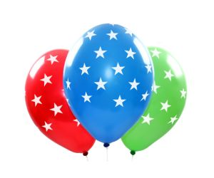 Sterne Ballons assortiert