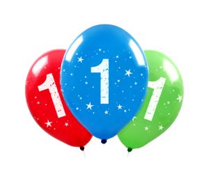 Zahlen Ballons 1