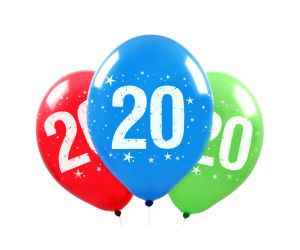 Zahlen Ballons 20