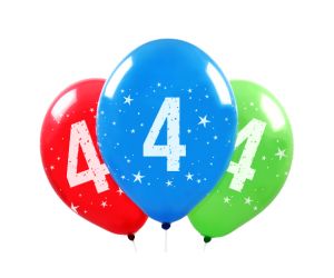Zahlen Ballons 4