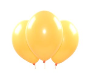 ballons honiggelb 