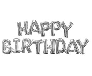 ballons schriftzug hb silber 1 