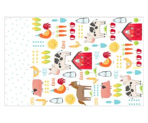 bauernhof tischdecke 