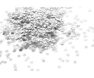 deko konfetti herz silber 1 