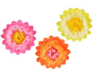 deko seidenpapier blumen 