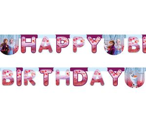 Eiskönigin Banner Happy Birthday