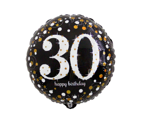 30 Geburtstag Ballon elegant
