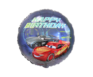 Happy Birthday Cars Ballon
