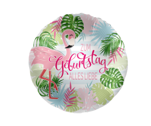 Flamingo Geburtstag Ballon