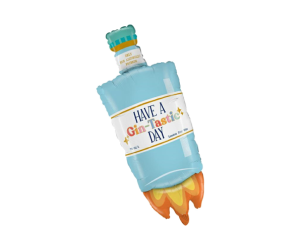 Gin-Tastic Day Flasche Ballon