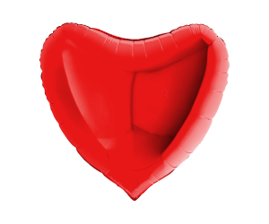 Herzballon rot Jumbo