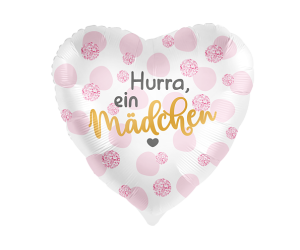 Hurra ein Maedchen Ballon