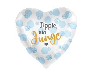 Hurra ein Junge Ballon