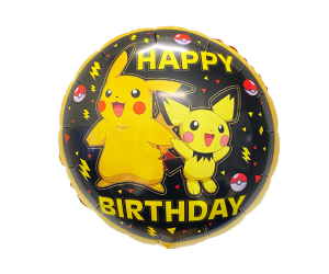Pokemon Happy Birthday Ballon