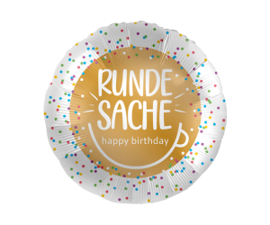 Runde Sache Birthday Ballon