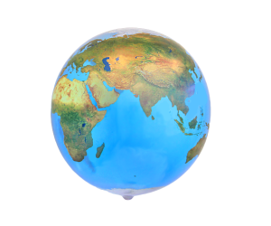 Weltkugel Ballon Bubble