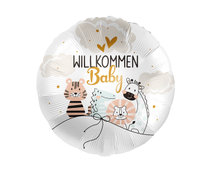 Willkommen Baby Ballon