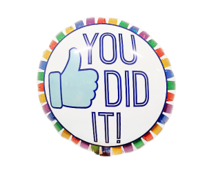 You did it! Ballon