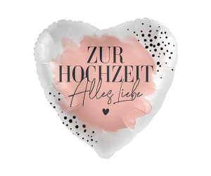 geschenkballon alles liebe hochzeit 