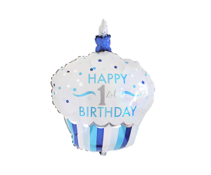 geschenkballon cupcake 1 boy 1 