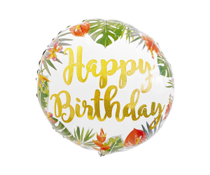 geschenkballon geburtstag blumen 