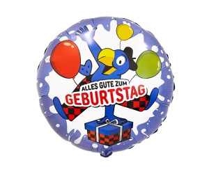 geschenkballon globi geburtstag 