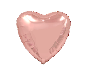 geschenkballon herzballon rosegold 1 