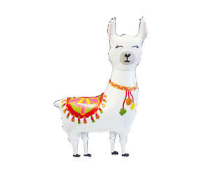 geschenkballon lama 