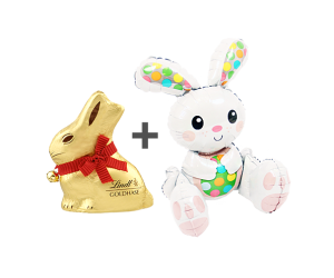 geschenkballon osterhase set 